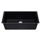 Alfi Brand Black 33" Sgl Bowl Undermount Granite Composite Kitchen Sink AB3322UM-BLA - alternate 4